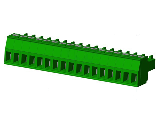 Connector: ontkoppelbare terminal strip; stekker; vrouwelijk Connector: ontkoppelbare terminal strip; stekker; vrouwelijk